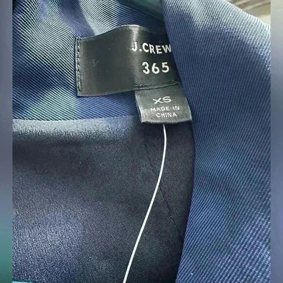 J. Crew Sheath Midi Dress Size XS Navy blue Lining Sleeveless NWT 11 - Picture 5 of 10